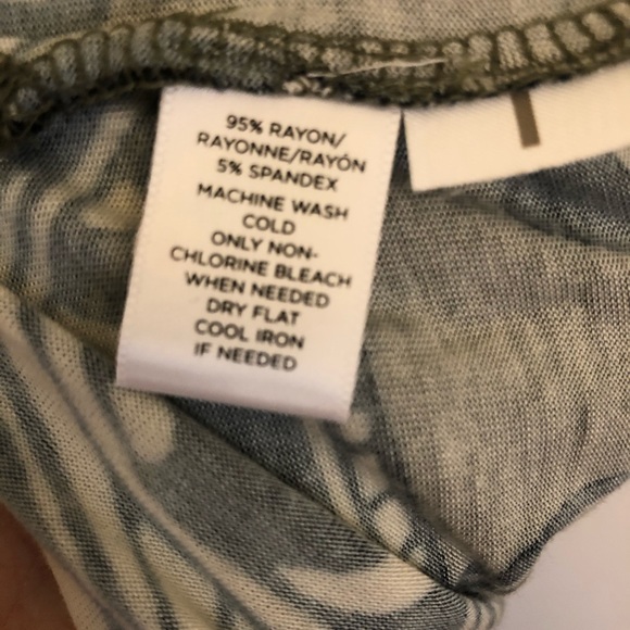 Loft Dress, green/black/white print, Size XS - Picture 5 of 5